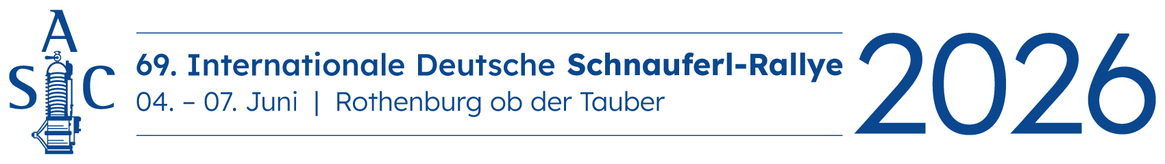 69. Internationale Deutsche Schnauferl-Rallye 2026 / Logo